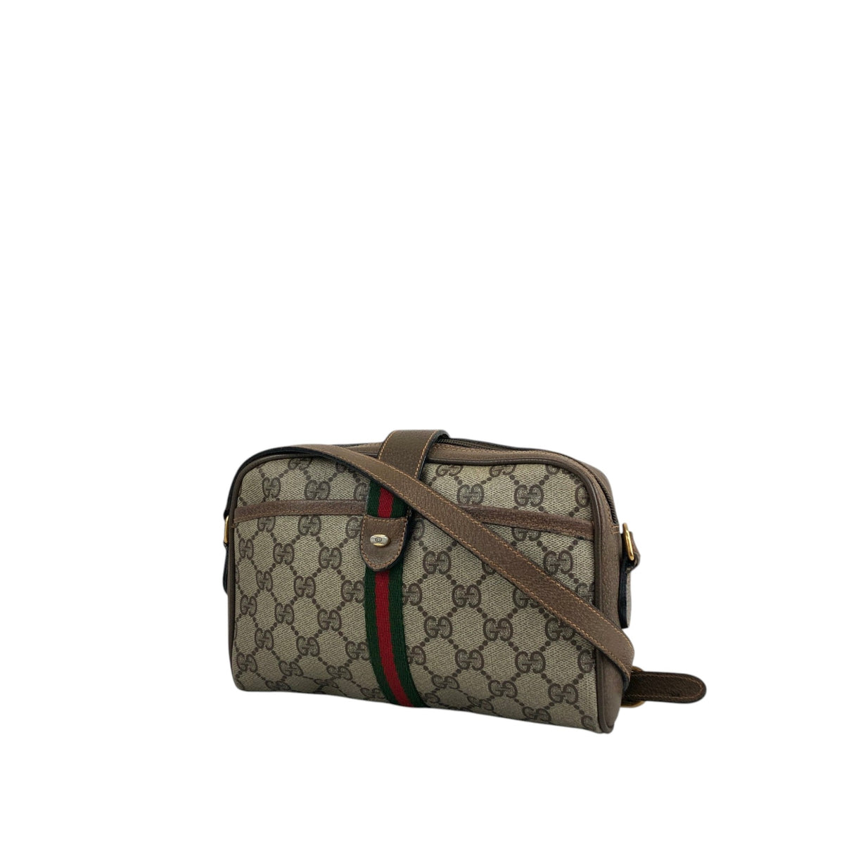 GUCCI Sherry Line Shoulder bag Beige Vintage 2xz5e8