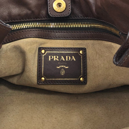 PRADA Logo Totebag Brown Vintage sznhvb