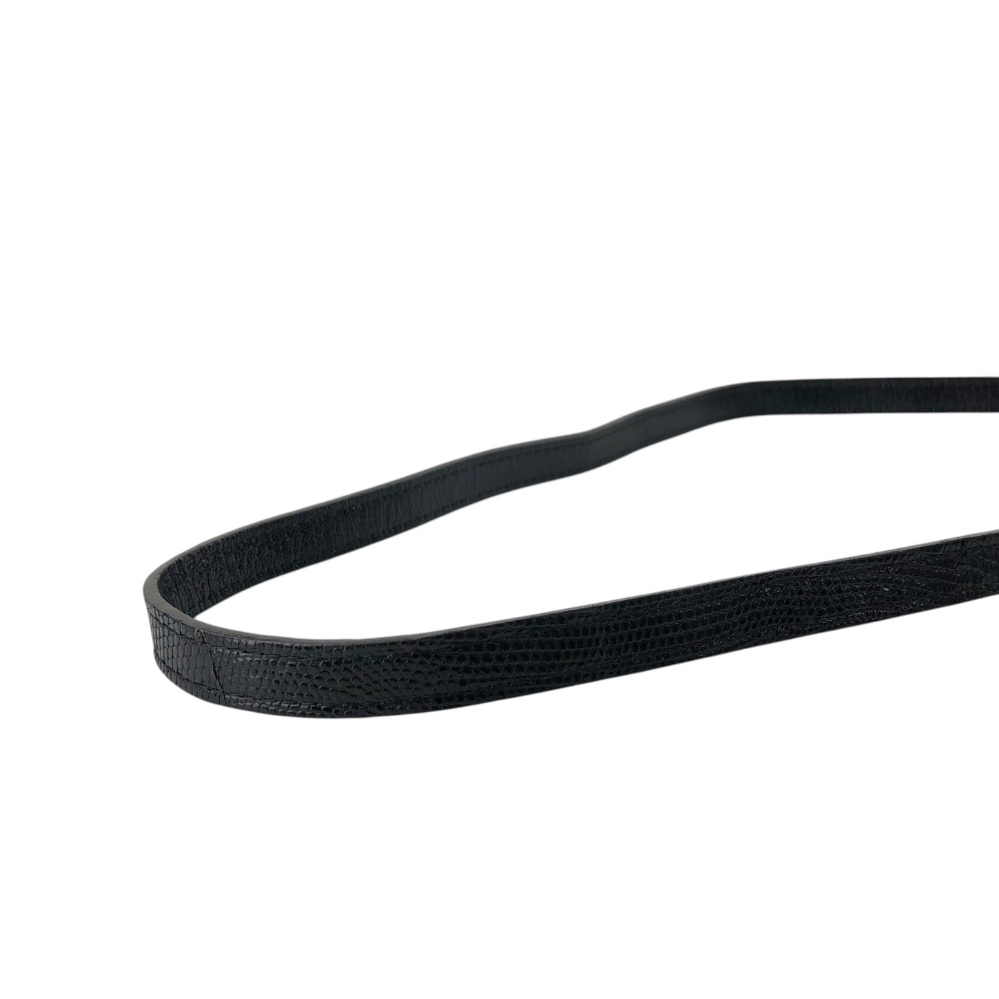 Yves Saint Laurent YSL Logo Shoulder bag Black Vintage 5hfhbh