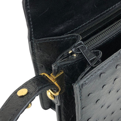 CELINE Horse Carriage Shoulder bag Black Vintage d66xv8