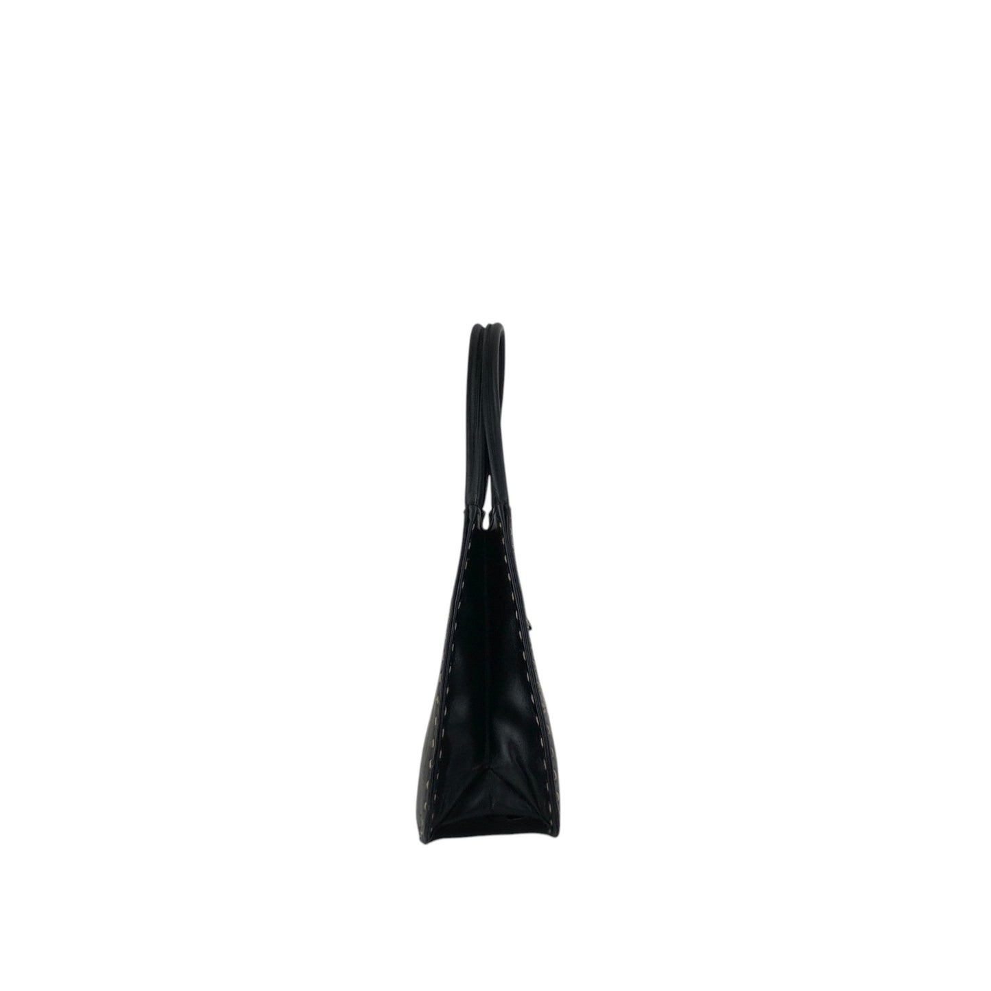 GUCCI Logo Shoulder bag Black Vintage 5yfah2