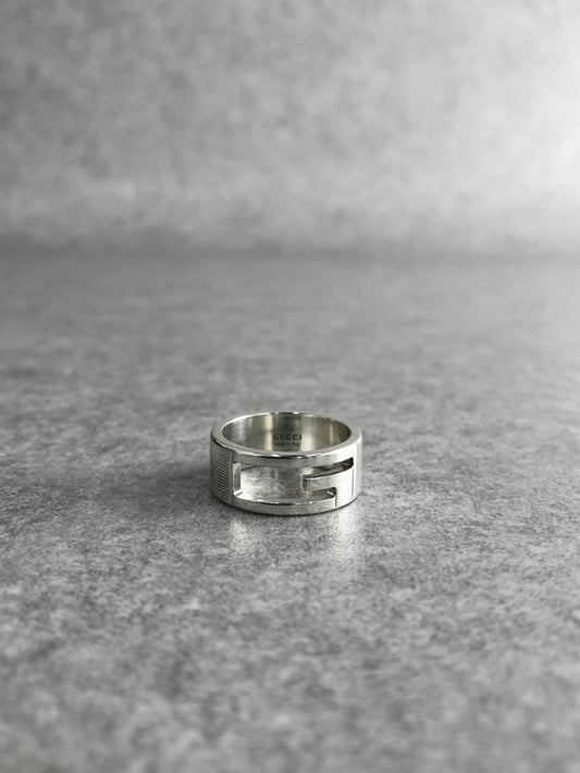 GUCCI SILVER925 Ring Silver Vintage ghjauk