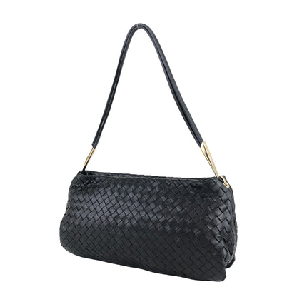 Bottega Veneta Intrecciato Shoulder bag Black Vintage zpcbkf