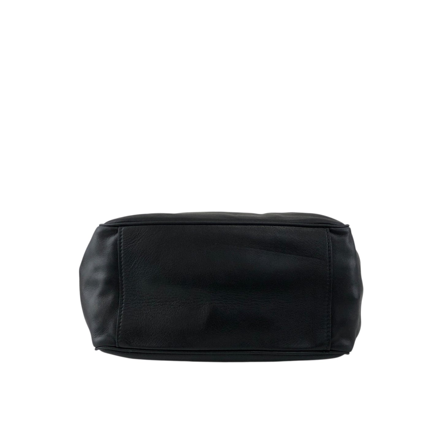 CELINE Gancini Shoulder bag Black Vintage etpu46