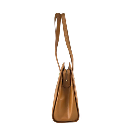 Christian Dior CD Logo Handbag Totebag Brown Vintage i5u28h