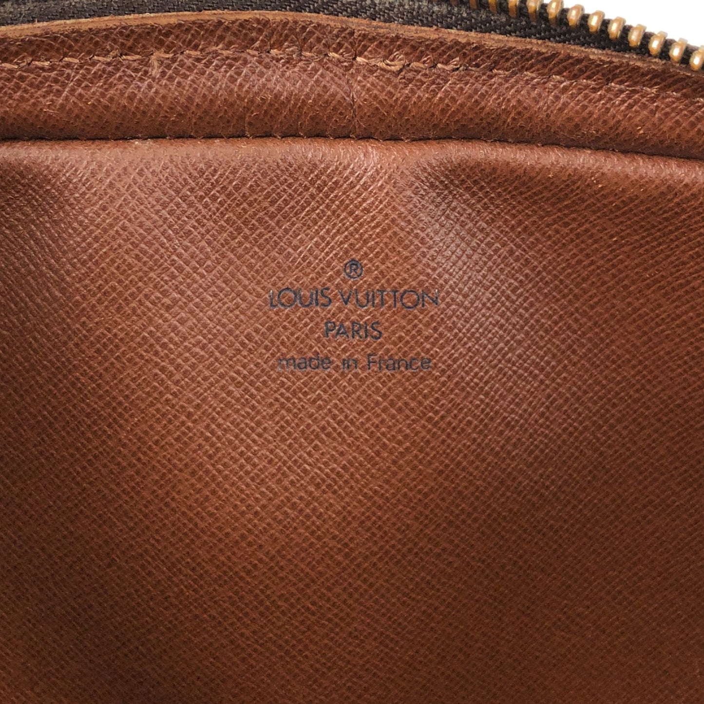 LOUIS VUITTON Monogram Shoulder bag Brown Vintage u4jnak
