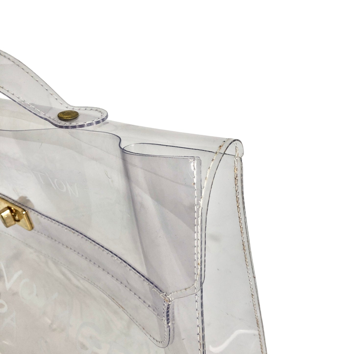 HERMES Handbag Clear Vintage 3a5dab