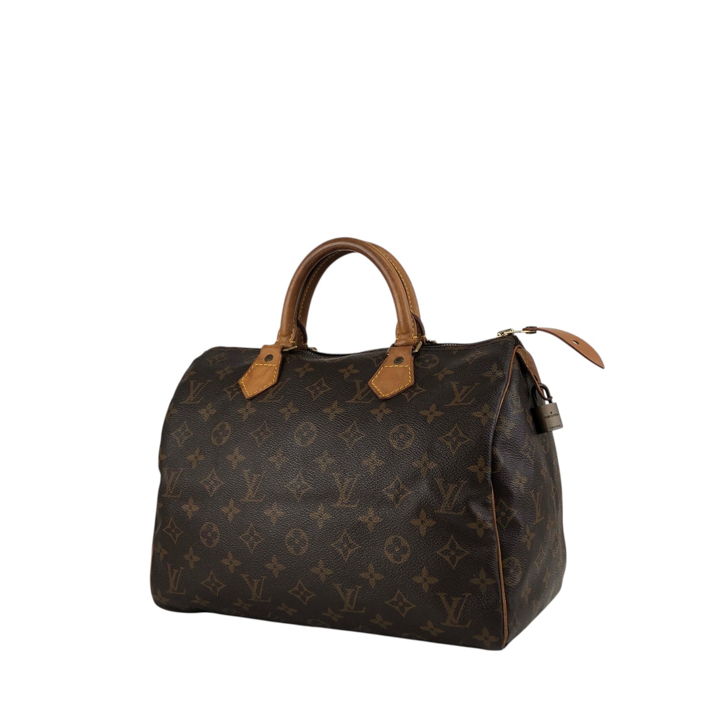 LOUIS VUITTON Monogram Small Boston bag Handbag Brown Vintage jm4cx4