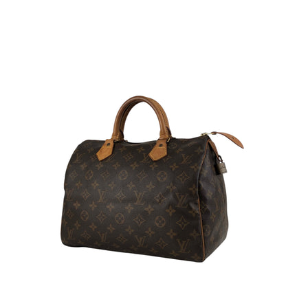 LOUIS VUITTON Monogram Small Boston bag Handbag Brown Vintage jm4cx4