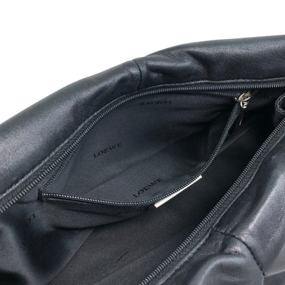 LOEWE Anagram Handbag Shoulder bag Black Vintage pk4pvs