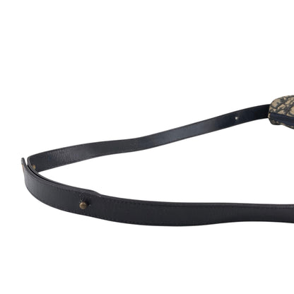 Christian Dior Trotter Shoulder bag Navy Vintage csrvwp