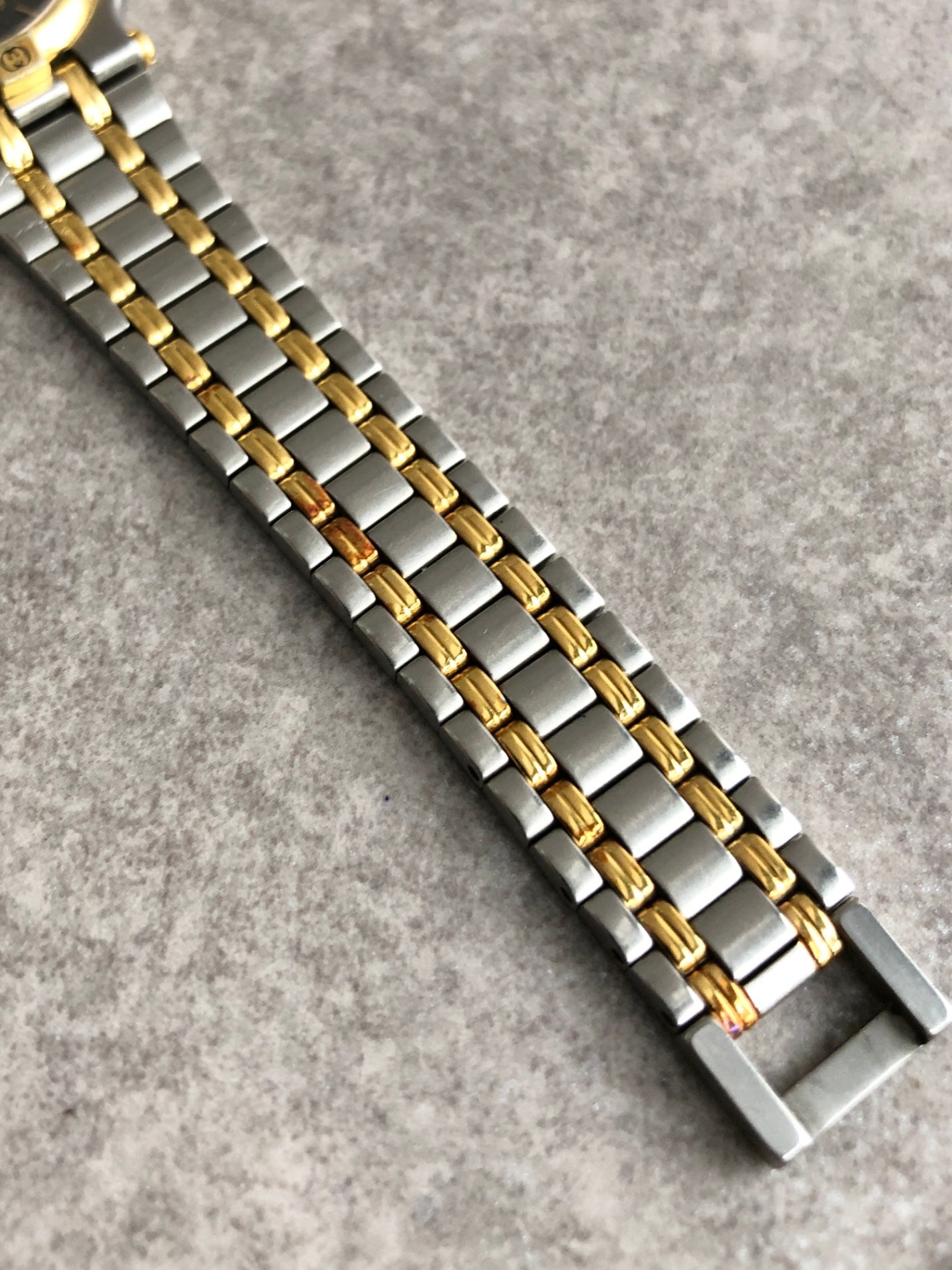 GUCCI Quartz Watch Silver×Gold 9000L Vintage g8mkd3