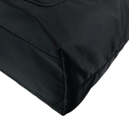 PRADA Tessuto Triangle Logo Totebag Black Vintage 3zhhwr
