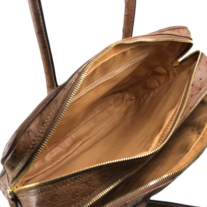 LOEWE Anagram Handbag Brown Vintage pztb8z