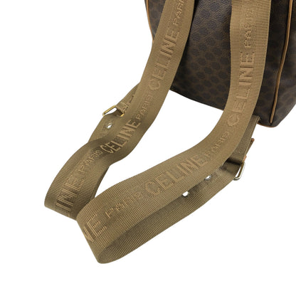 CELINE Macadam Gancini Backpack Brown Vintage jgndep
