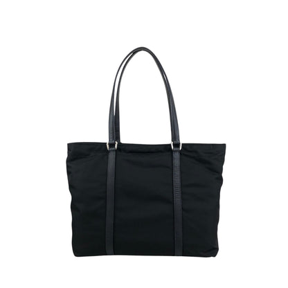 PRADA Tessuto Triangle Logo Totebag Black Vintage 8caxp5