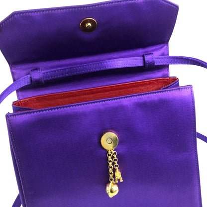 CELINE Starball Circle Arc de Triomphe Two-way Handbag Shoulder bag Purple Vintage zzr42u