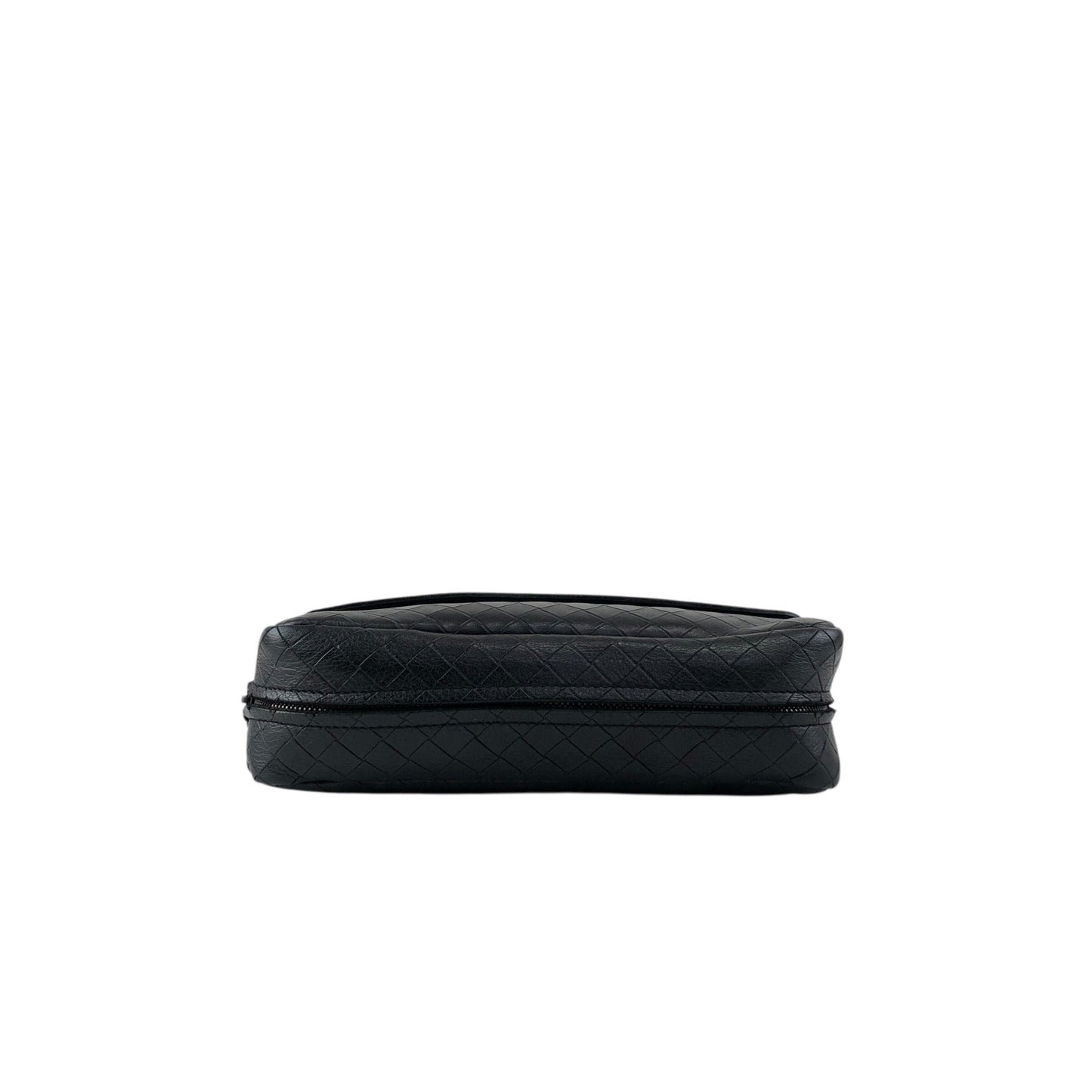 Bottega Veneta Intrecciato Chain Shoulder bag Black Vintage kgc2x6