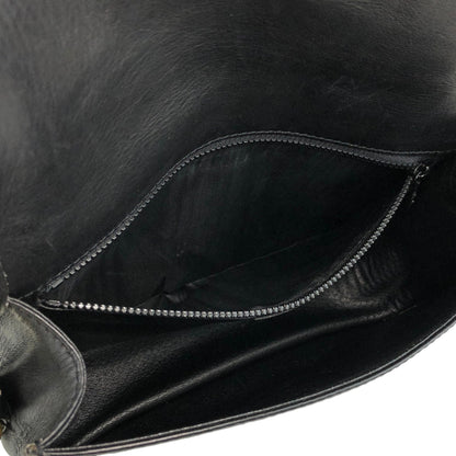 CELINE Gancini Shoulder bag Black Vintage dcwmsj