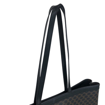 CELINE Macadam Blason Shoulder bag Totebag Black Vintage 27dcdm