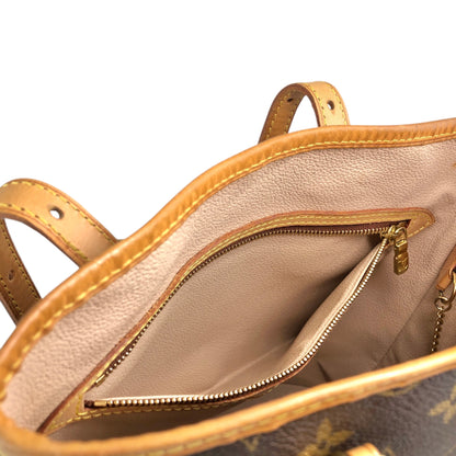 LOUIS VUITTON Monogram Handbag Brown M42238 Vintage wxysxm