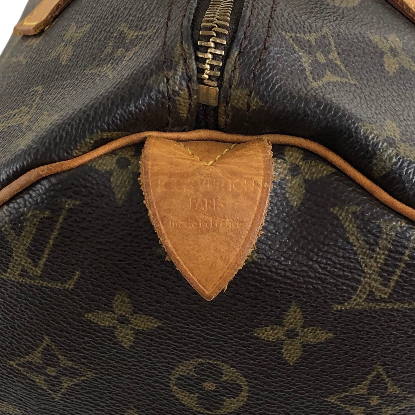 LOUIS VUITTON Monogram Speedy30 Small Boston bag Handbag Brown M41526 Vintage cdk84f