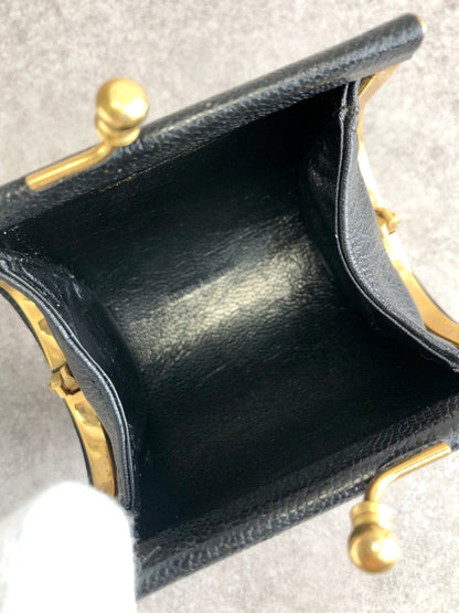 Yves Saint Laurent YSL Logo   Clasp Coin Purse  Vintage tv2cjc