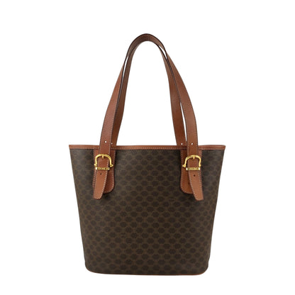CELINE Macadam Blason Totebag Brown Vintage 6im6cj