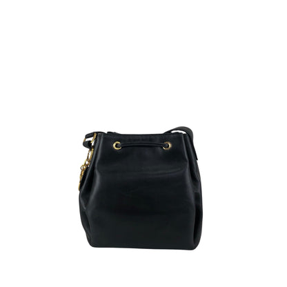 Christian Dior Logo Charm Small Shoulder bag Black Vintage gpxtra
