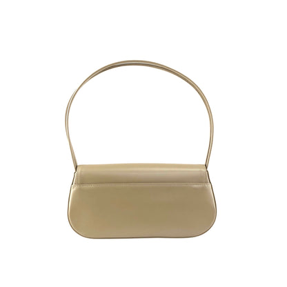 GIVENCHY Logo Handbag Beige Vintage f832t4