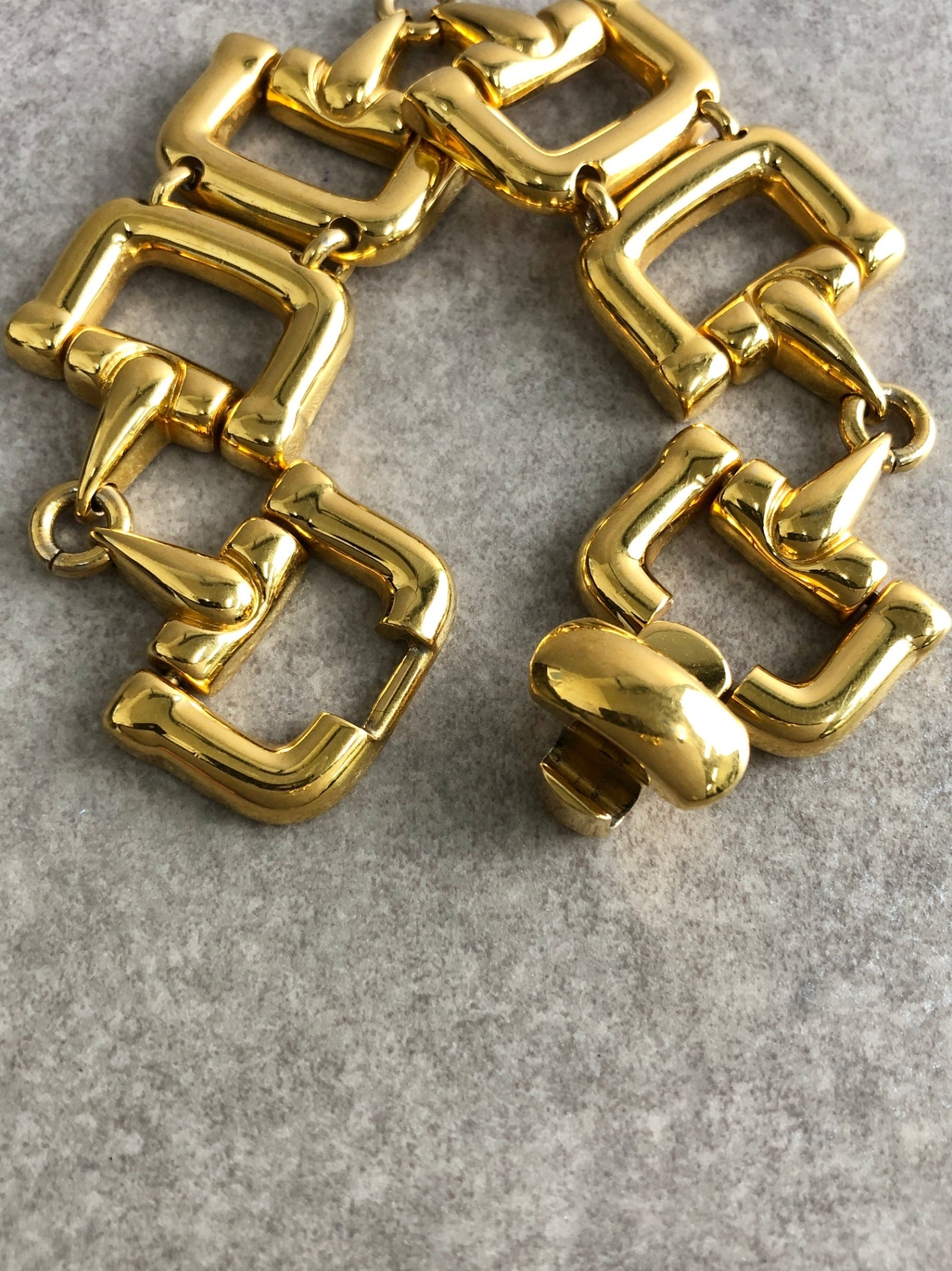 GUCCI Horse Bit Tom Ford Era Bracelet Gold Vintage xc7jci