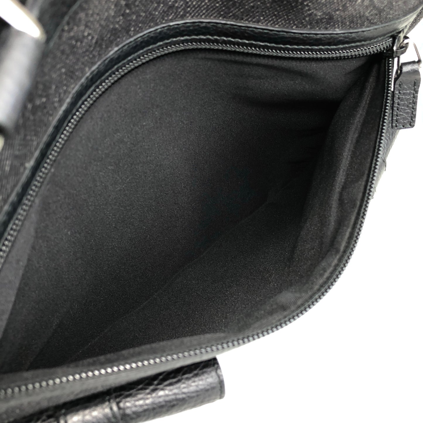 GUCCI GG Canvas Handbag Totebag Black 268639 Vintage jjx8f3