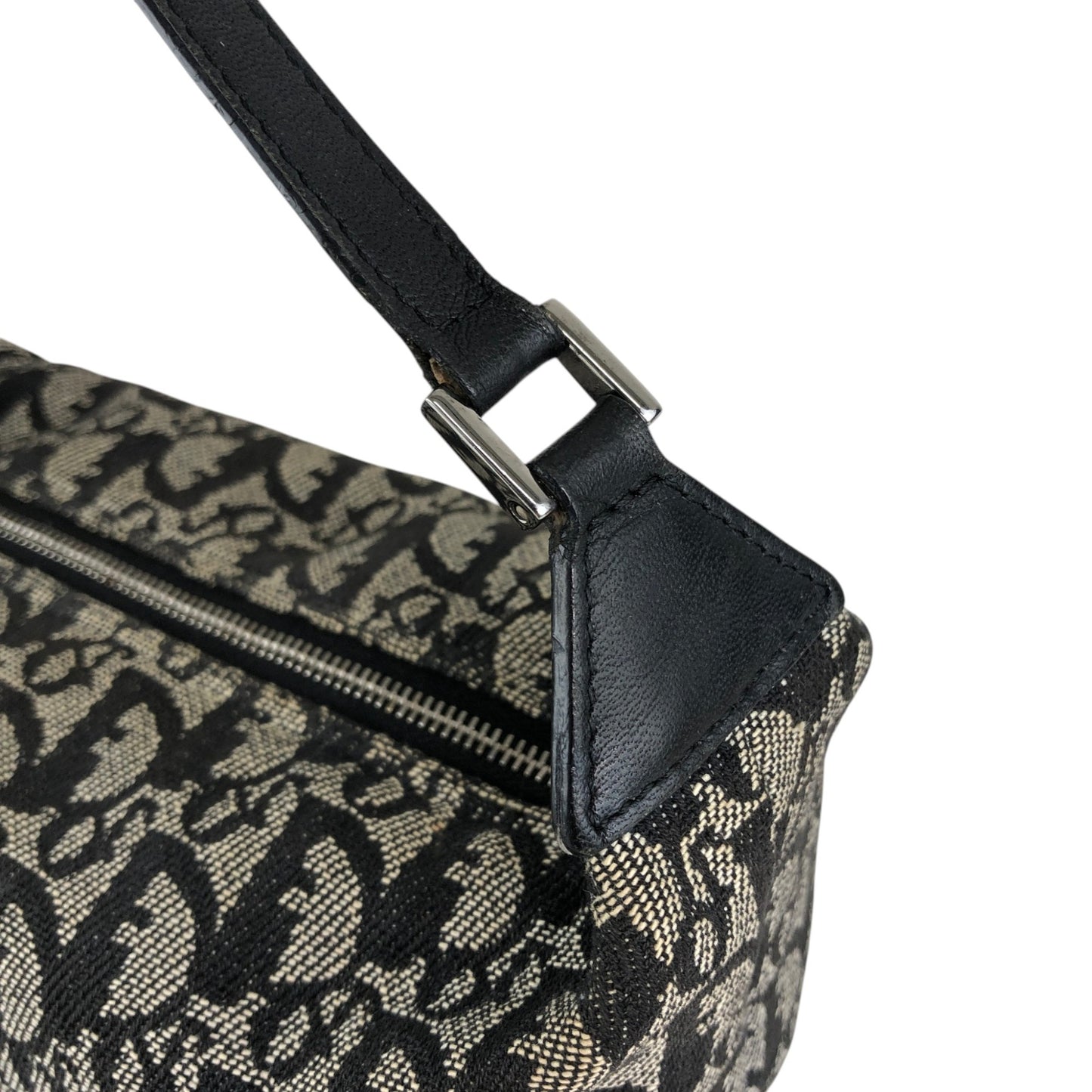Christian Dior Trotter Small Handbag Vanity bag Black Vintage zxykbr