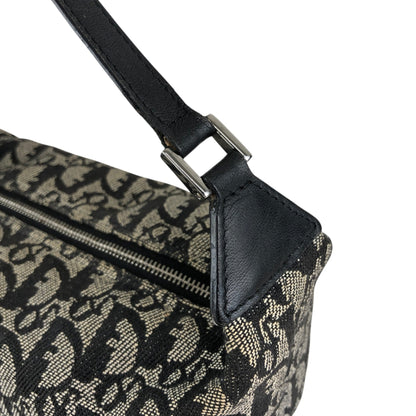 Christian Dior Trotter Small Handbag Vanity bag Black Vintage zxykbr