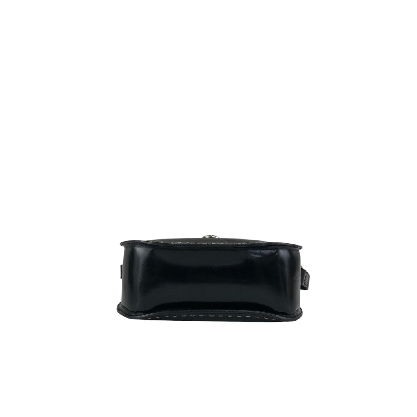 CELINE Gancini Shoulder bag Black Vintage ni2xww