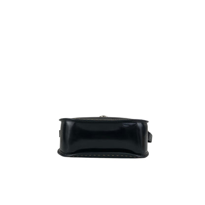 CELINE Gancini Shoulder bag Black Vintage ni2xww