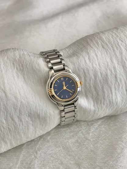 Yves Saint Laurent Quartz Watch Silver 5930-F91474 Vintage jwpxz8