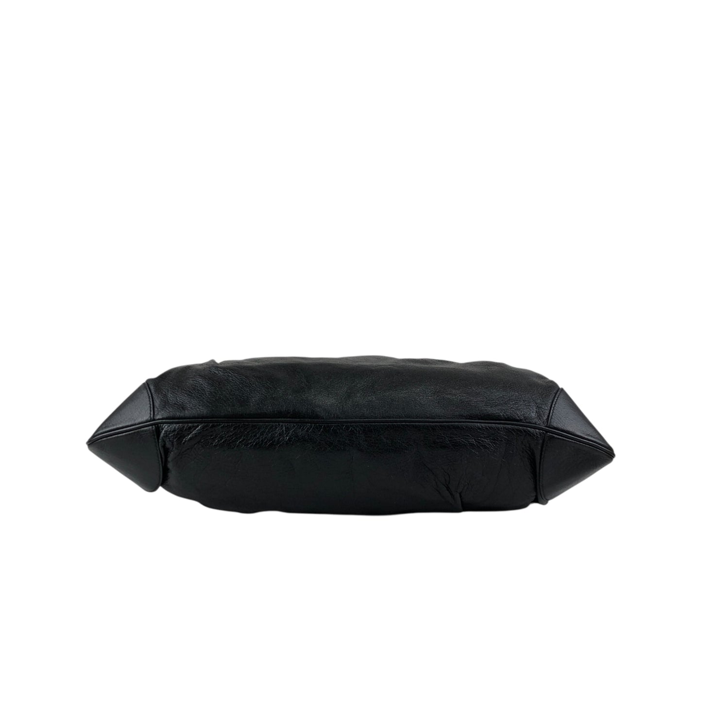 Salvatore Ferragamo Gancini Handbag Black Vintage 5aexwa