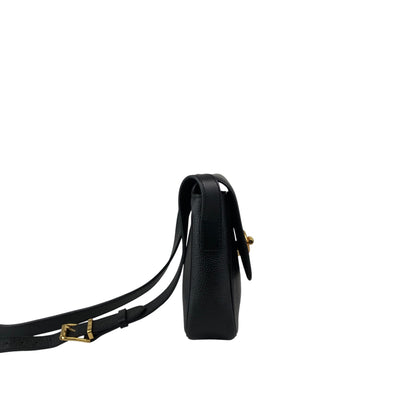 CELINE Toggle Clasp Shoulder bag Black Vintage 6i3ni8