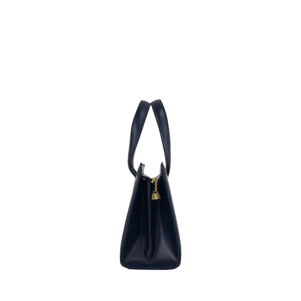 Christian Dior Logo Handbag Navy Vintage tx5uyv