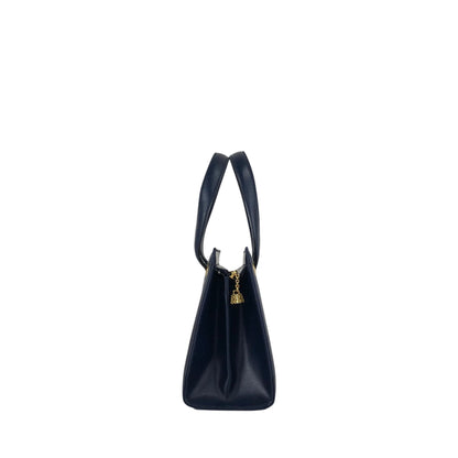 Christian Dior Logo Handbag Navy Vintage tx5uyv