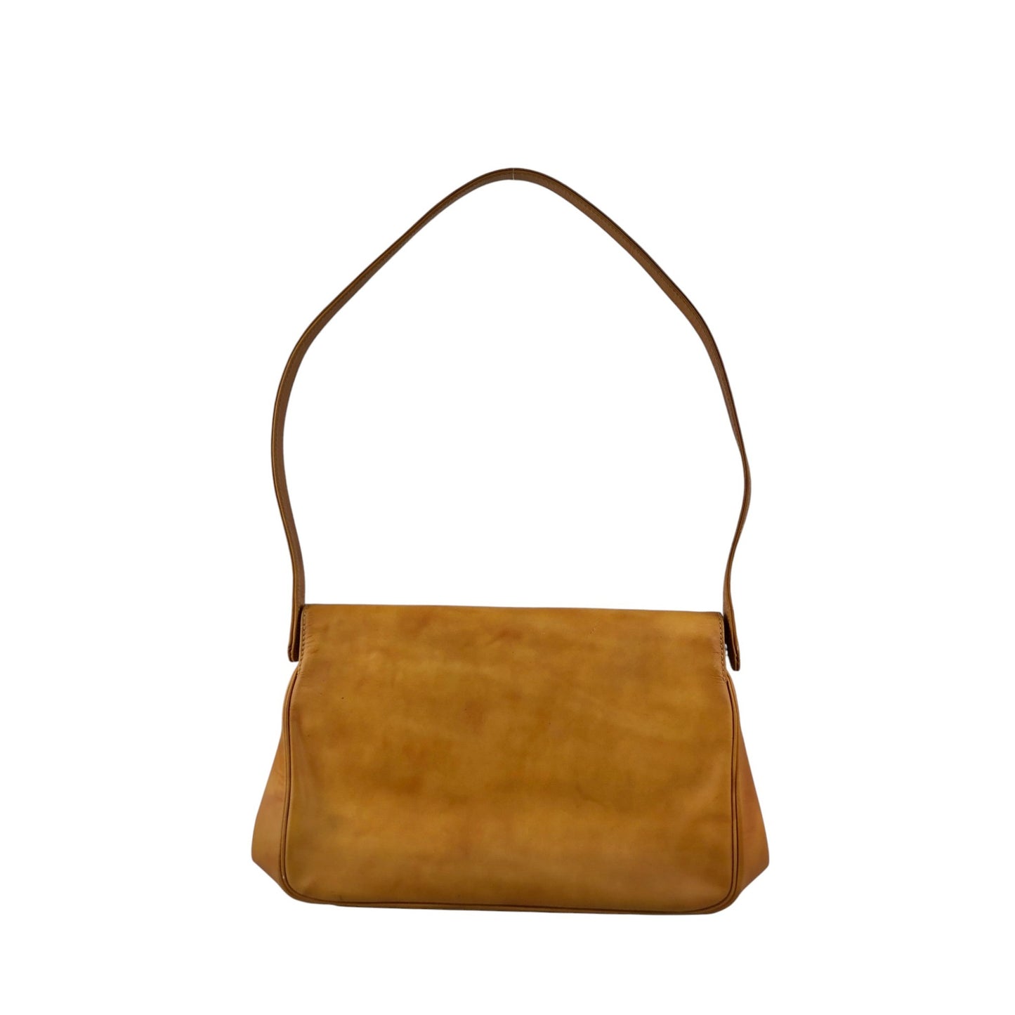 PRADA Logo Shoulder bag Orange Vintage j4ytxn