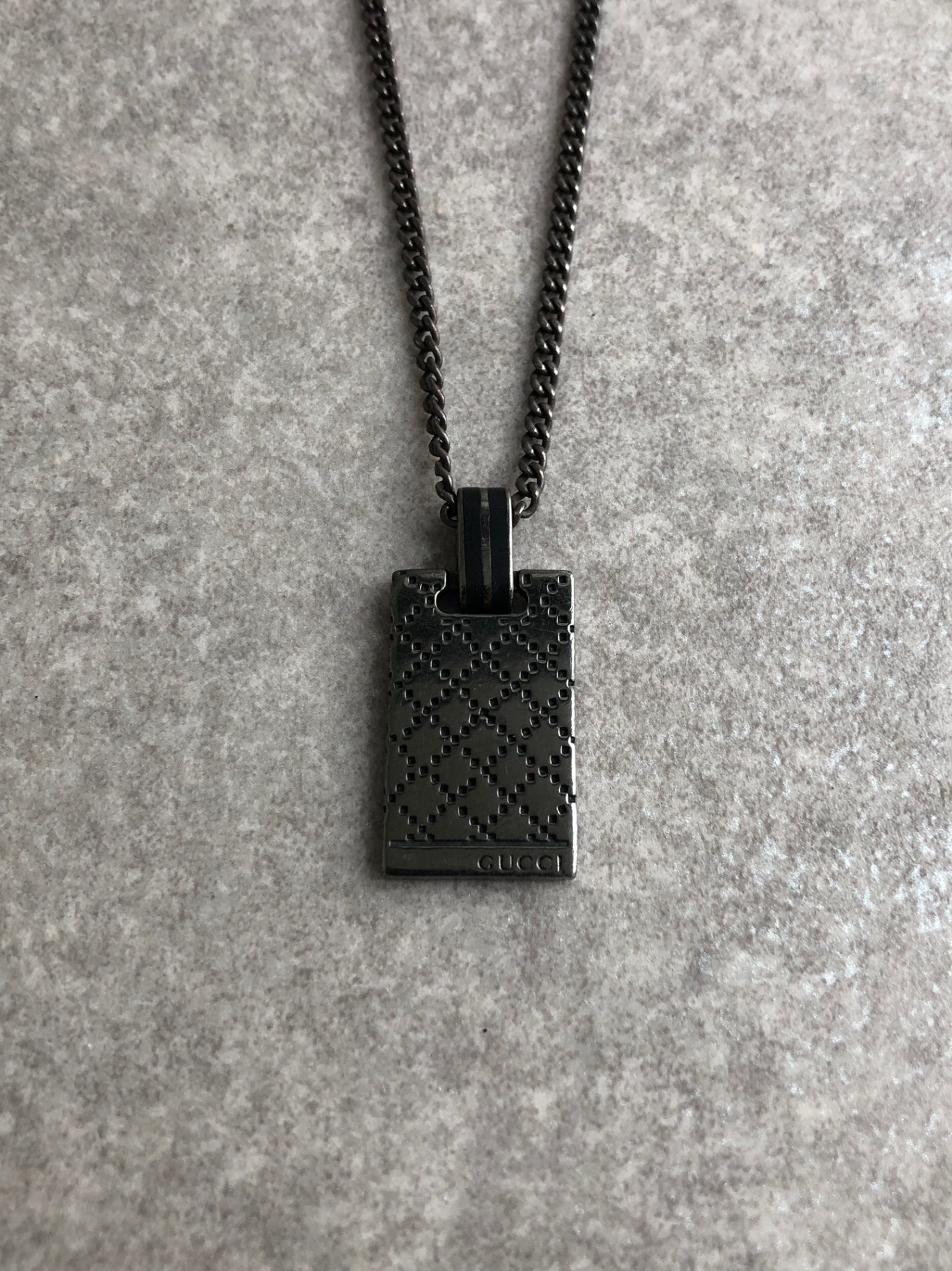 GUCCI Necklace Silver Vintage jtj54k