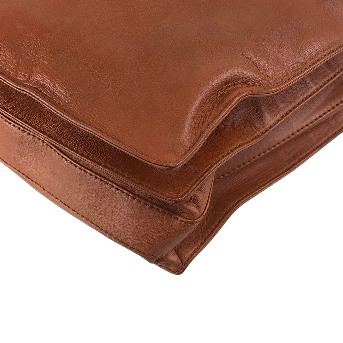 LOEWE Anagram Drawstring Shoulder bag Brown Vintage pyzej6