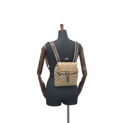 GUCCI GG Canvas Backpack Beige Vintage zj85nr