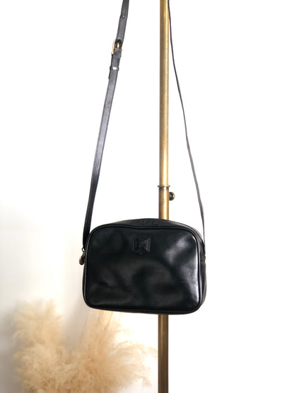 CELINE Blason Shoulder bag Black Vintage pdi5ij