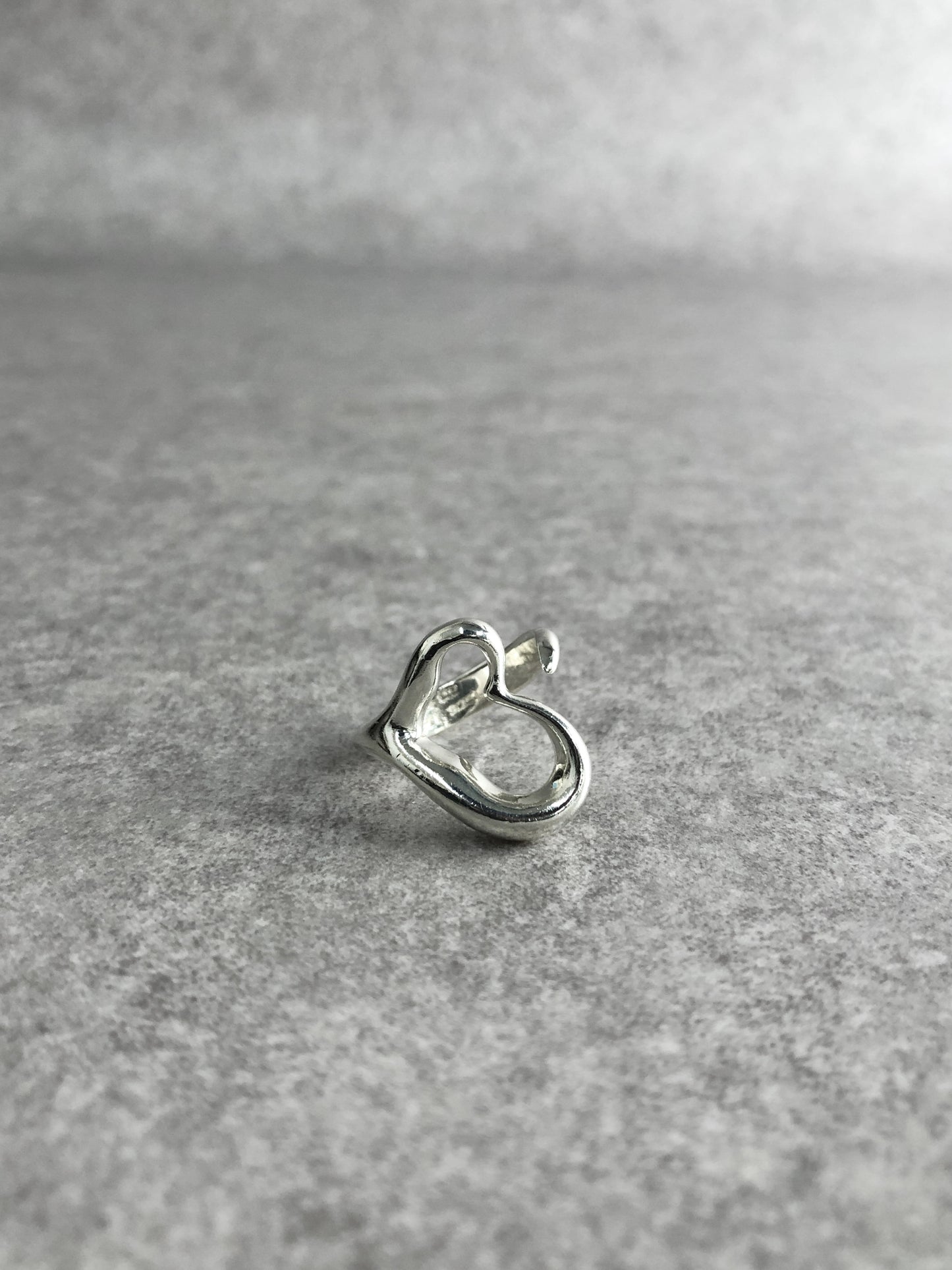 Tiffany & Co.Heart Motif SILVER925 Ring Silver Vintage mrxzxt