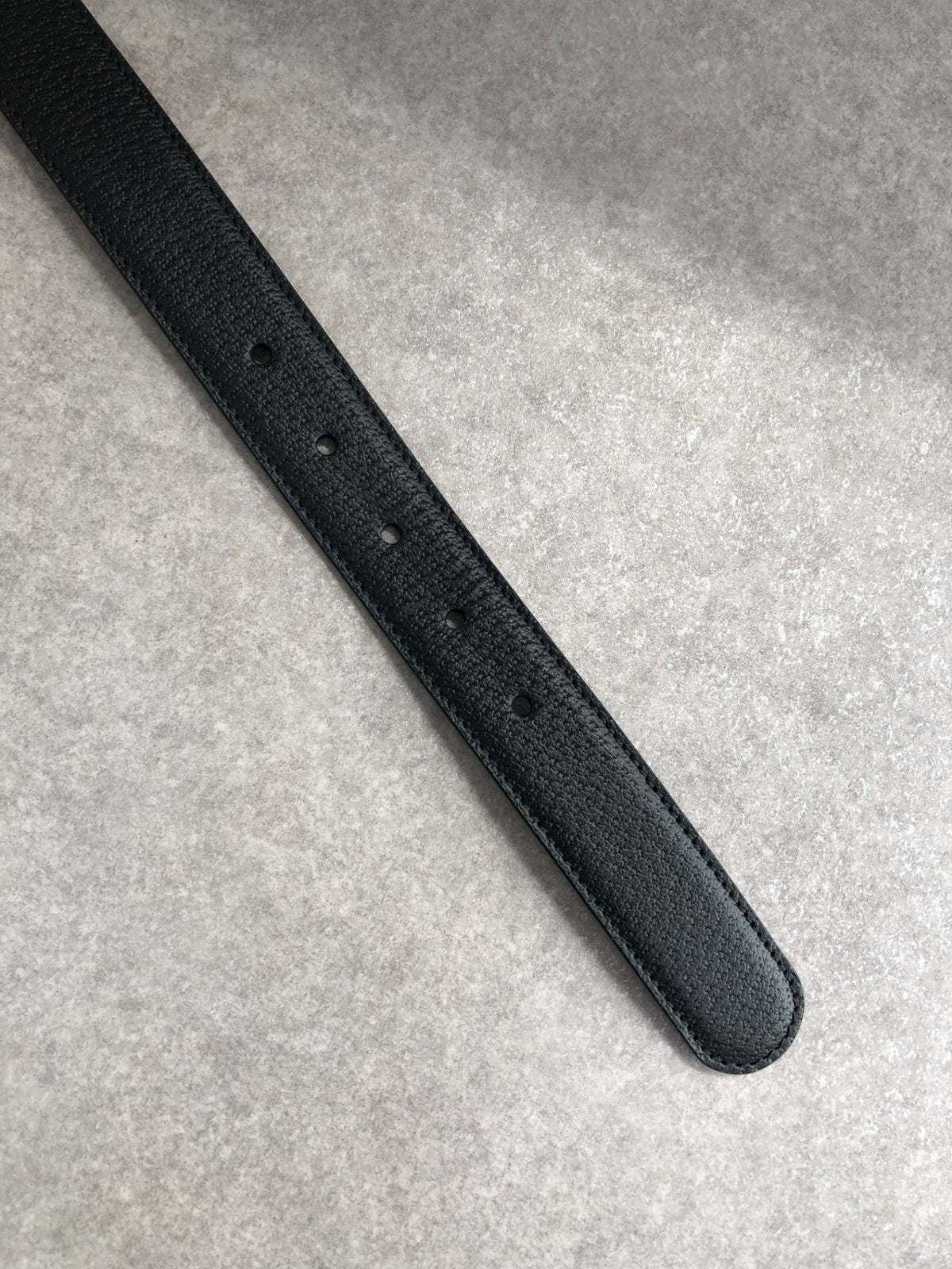 GUCCI Bamboo Belt Black Vintage 8anzpk