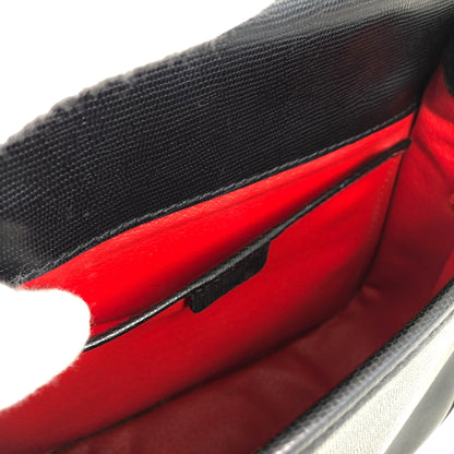 CELINE Front Buckle logo Charm Shoulder bag Black Vintage tpxej8