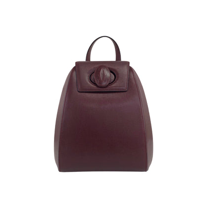 Cartier Logo Turn Lock Backpack Bordeaux Vintage m4jsic